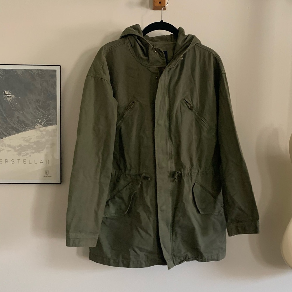 American Eagle Hooded Utility Jacket